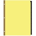 Quill Brand® 1-31 Index, Leather-Like Tabs, Buff Stock (7BL31)