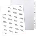 Quill® Custom Label Index Systems; 25 Sets Of 5-Tabs