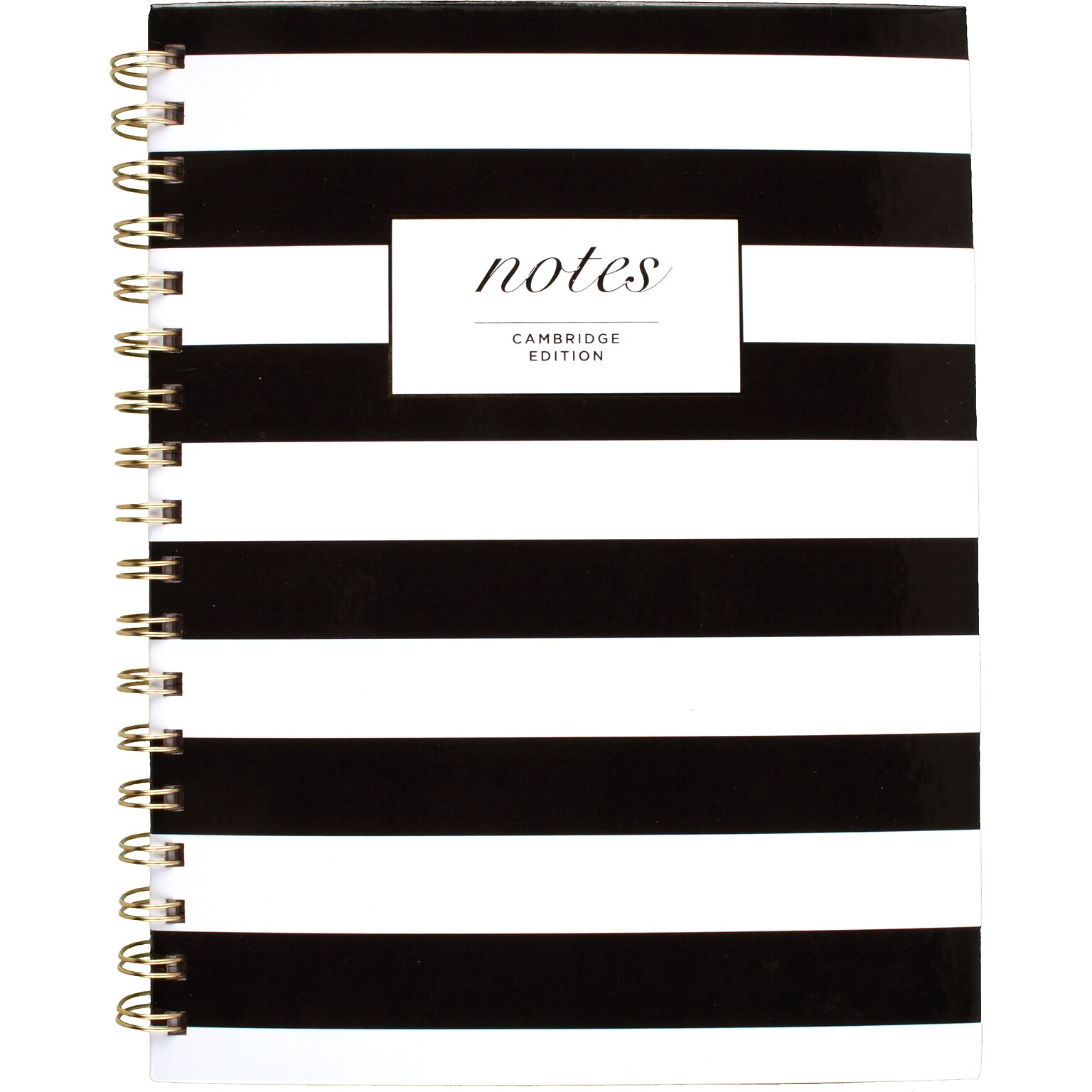 Cambridge 1-Subject Professional Notebooks, 7 x 9.5, Wide Ruled, 80 Sheets, Black (59012)