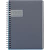 Oxford Idea Collective Professional Notebook, 8 x 4-7/8, College Ruled, 80 Sheets, Gray (57010IC)
