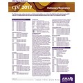AMA CPT® 2017 Express Reference Coding Card: Pulmonary / Respiratory