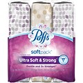 Puffs® Ultra Soft & Strong Facial Tissues, 3 Softpacks, 96 Tissues per Softpack