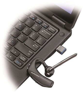 Poly 5200 USB-A Bluetooth Mono Computer Earbuds, Unified Communcations Certified (7K2E1AA)
