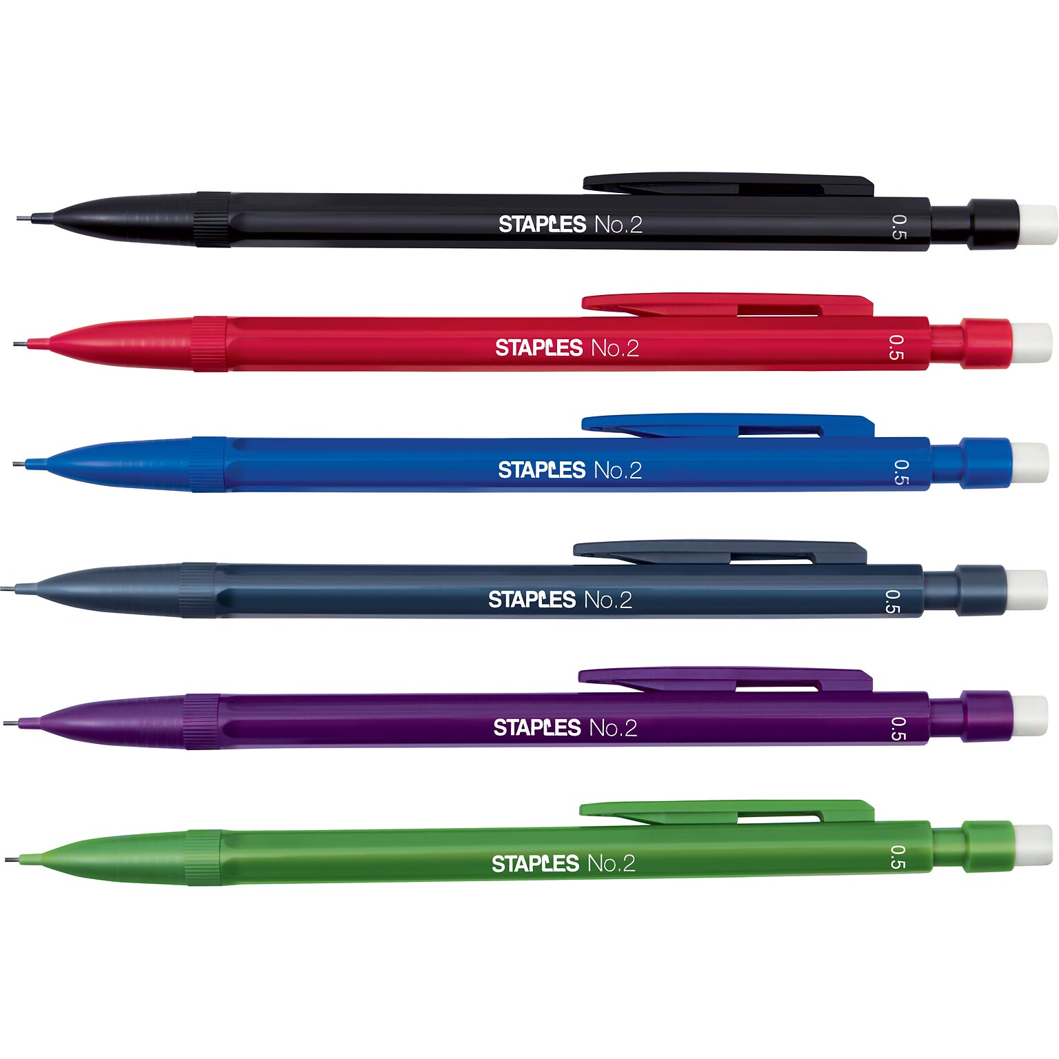 Quill Brand® Mechanical Pencil, 0.5mm, #2 Soft Lead, Dozen (29087-CC)