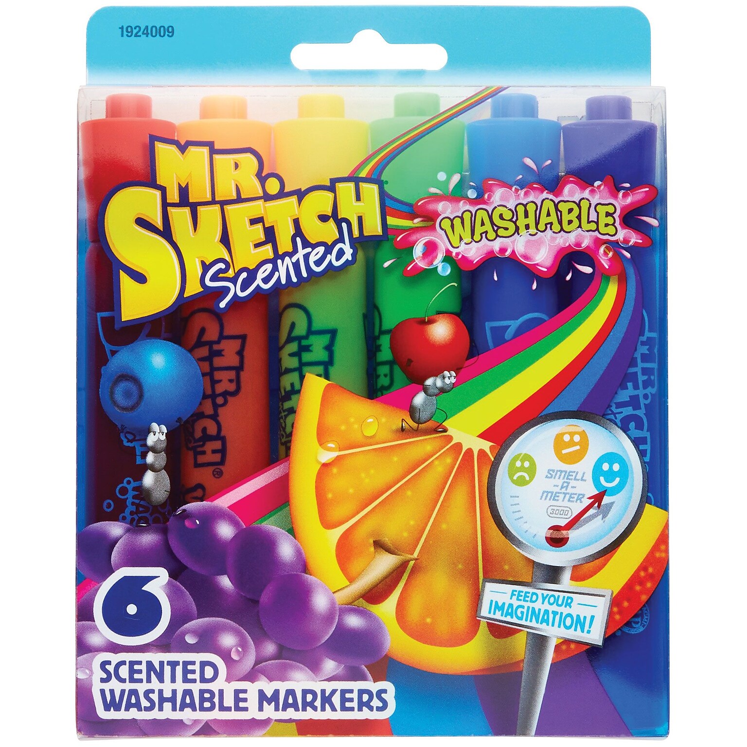 Sanford® Mr. Sketch Chisel Point Scented Washable Marker, Assorted, 6/Pack (1924009)