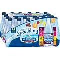 Ice Mountain Brand Sparkling Natural Spring Water, Variety Pack 16.9 Ounce Plastic Bottles, 24/Pack (12129032)