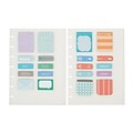 Staples® Arc System Adhesive Notes, Assorted, 5-1/2 x 7-1/2