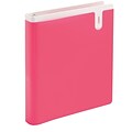 Poppin 1 Pocket Binder, Pink (103730)