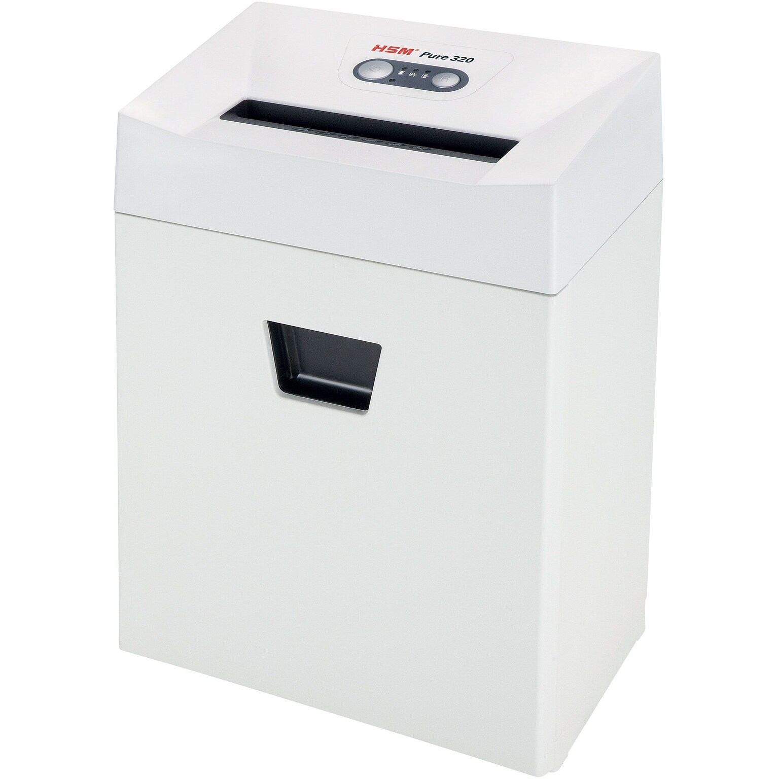 HSM® Pure 320 Strip-Cut Shredder, Shreds Up to 18 Sheets, 6.6 Gallon Capacity