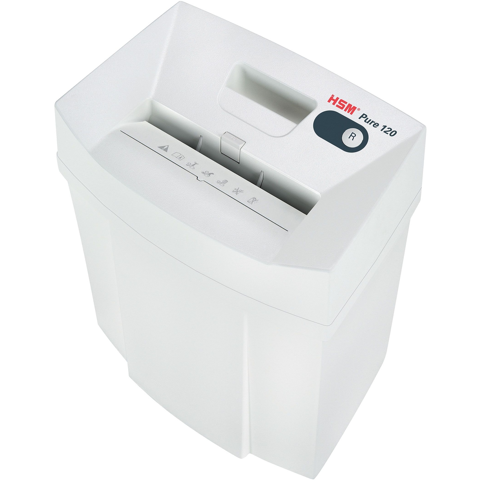 HSM Pure 120 14 Sheet Strip-Cut Shredder, White (2310113)