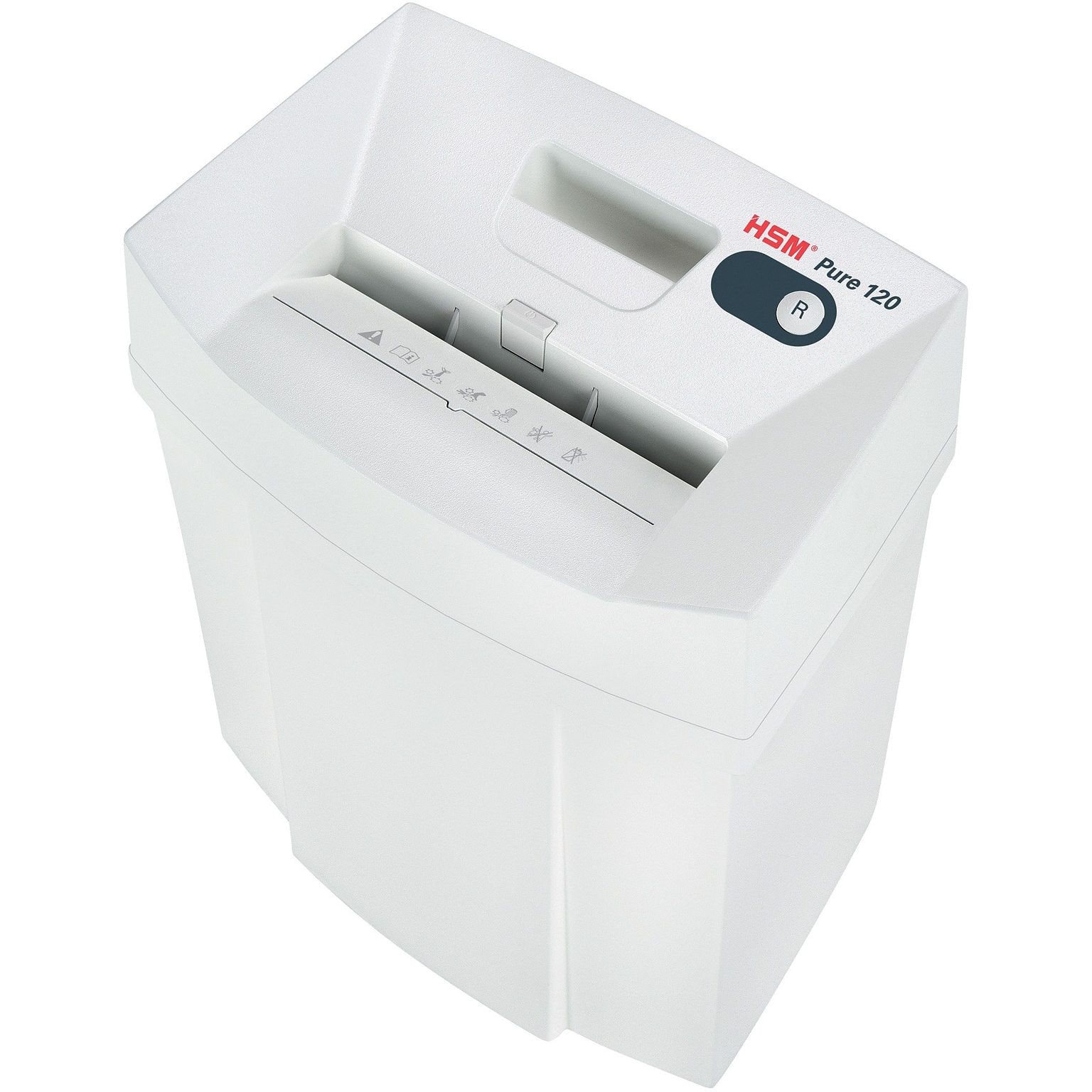 HSM® Pure 120 Strip-Cut Shredder, Shreds Up to 14 Sheets, 5.3 Gallon Capacity