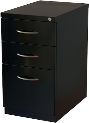 Lorell Premium Mobile File Cabinet, 15W x 22.9D x 27.7H,Black (LLR79129)