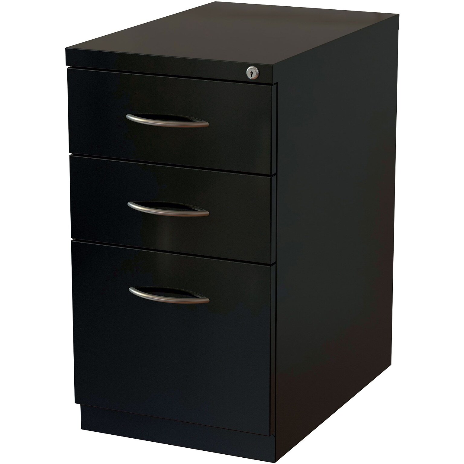 Lorell Premium Mobile File Cabinet, 15W x 22.9D x 27.7H,Black (LLR79129)