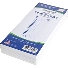 PaperCloud Weekly, Single Sided, 4 x 9, 110 pk, (TB776111)