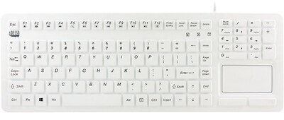 Adesso® SlimTouch 270 Antimicrobial Waterproof Touchpad Keyboard