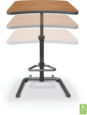 BALT Up-Rite Student 43H Adjustable Desk, Laminate (90532-7919-BK)