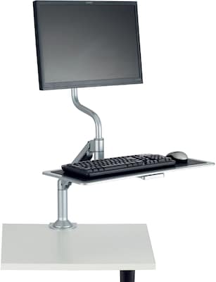 Safco Desktop Sit/Stand Workstation, Steel (2130SL)
