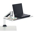 Safco Desktop Sit/Stand Laptop Workstation, Steel (2132SL)