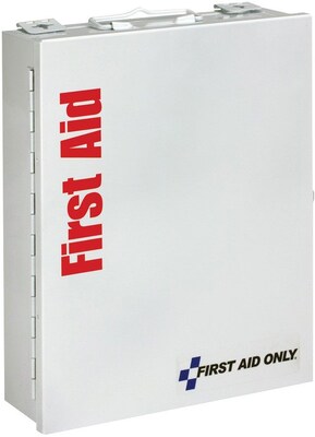 SmartCompliance Food Service Metal First Aid Cabinet without Medication, ANSI Class A, 25 People, 95 Pieces (90658-021)