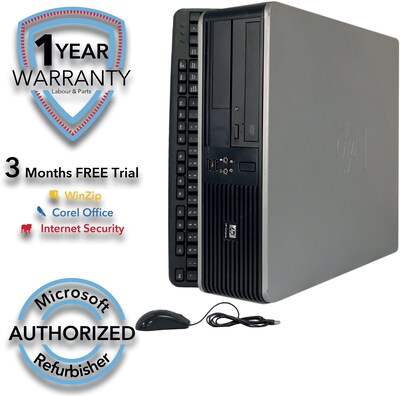 HP Compaq DC7900 Small Form Factor Refurbished Desktop Computer, Intel Core 2 Duo 3.0GHz, 4GB RAM, 320GB HD