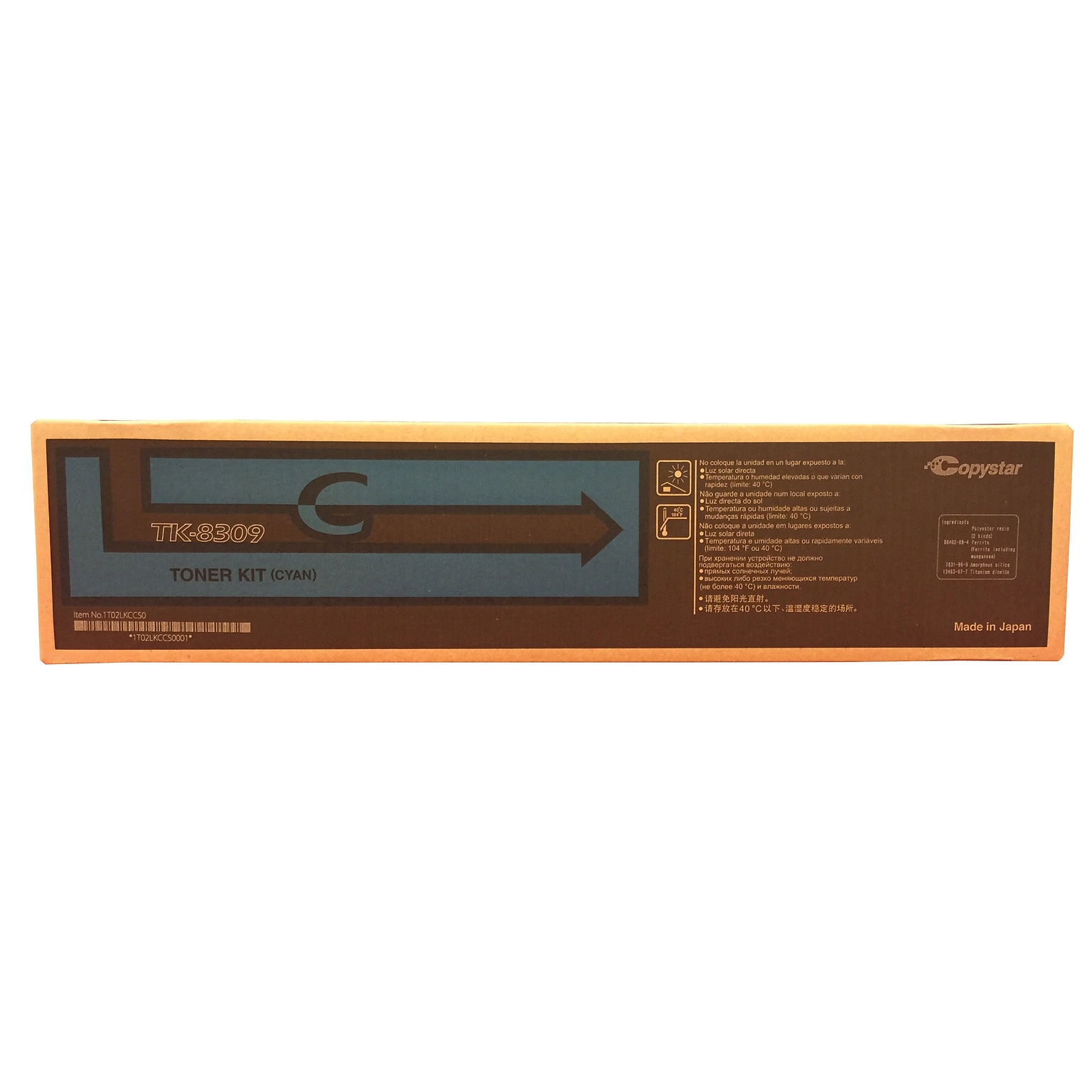 Kyocera TK-8309C Cyan Standard Yield Toner Cartridge