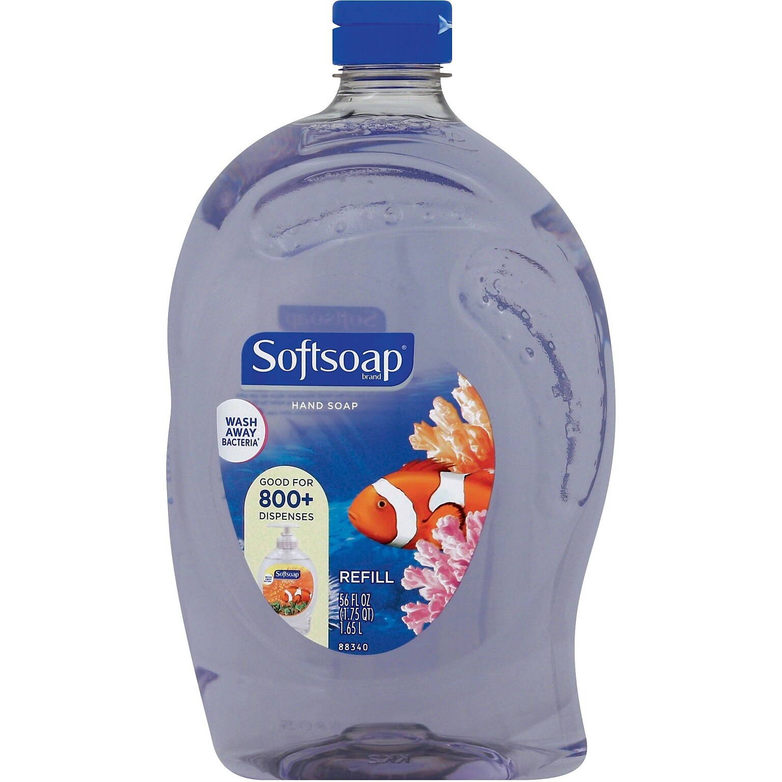 Softsoap Aquarium Liquid Hand Soap, Clean, 56 Oz., 6/Carton (26991)