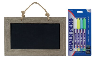 Cosco Chalkboard Easel Sign with 4pk Chalkboard Markers (098383KIT)