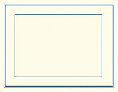 Great Papers Certificates, 8.5 x 11, Beige and Blue, 15/Count (20103774)