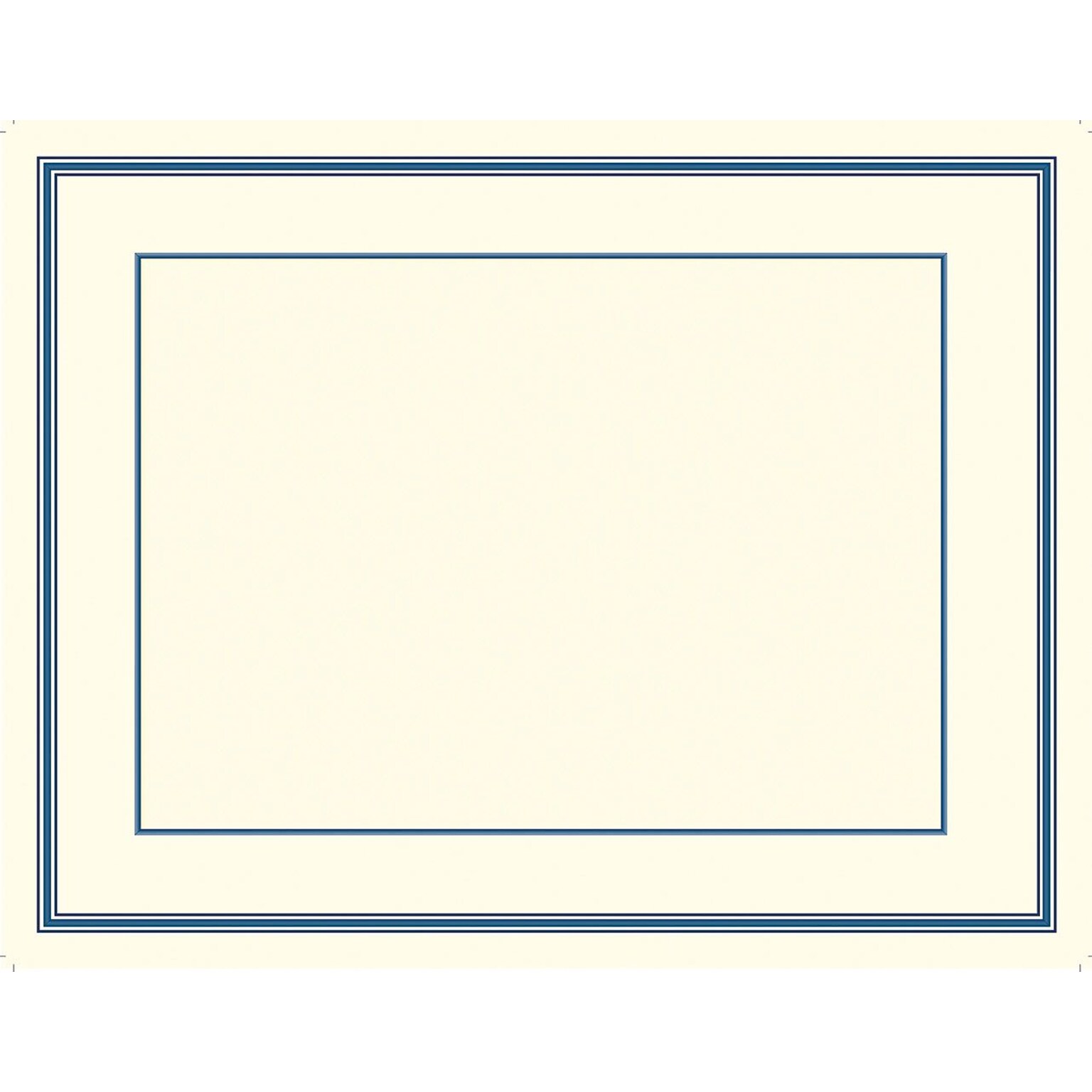 Great Papers Certificates, 8.5 x 11, Beige and Blue, 15/Count (20103774)