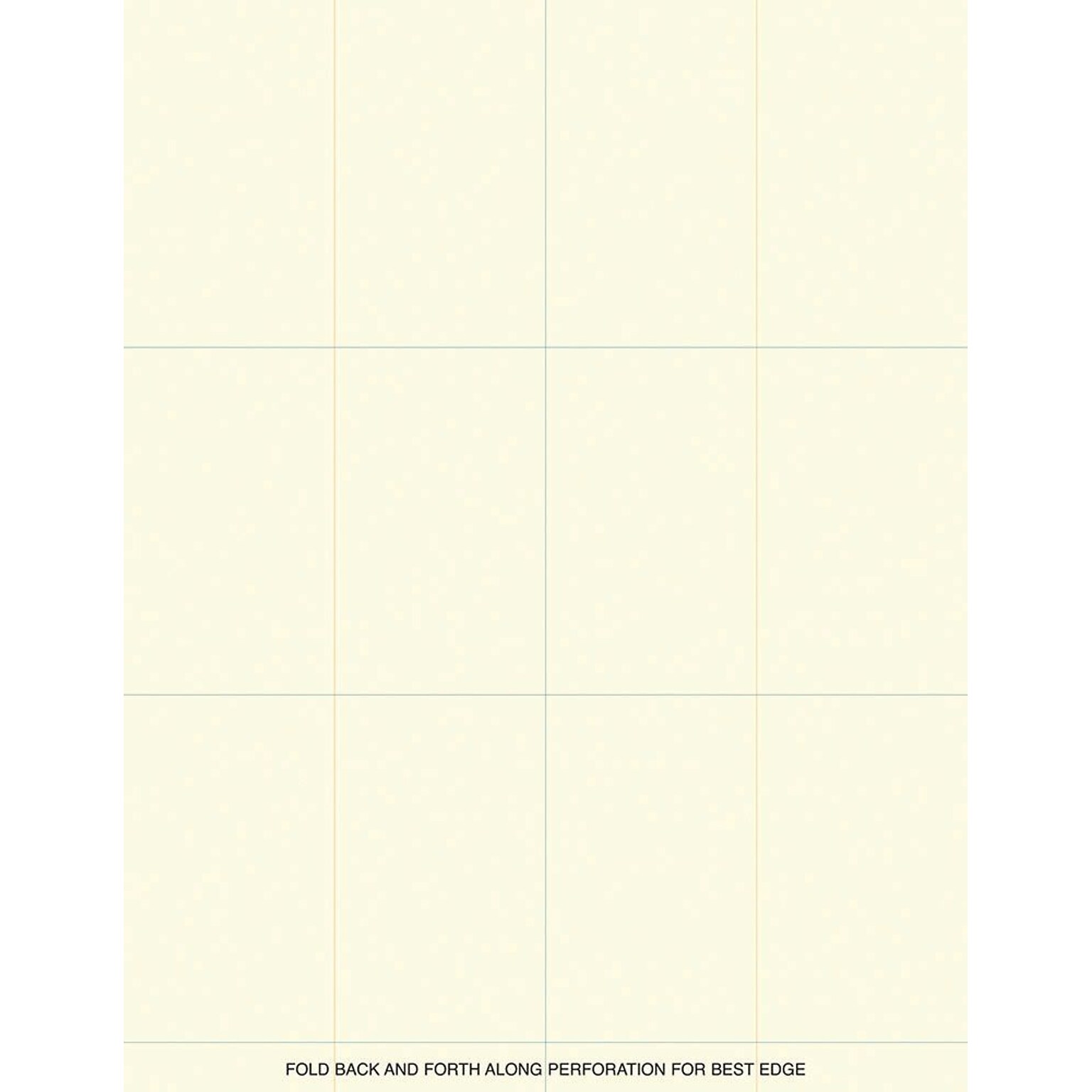 Great Papers! 2.125H x 3.5W Ivory Matte Place Cards, Inkjet/Laser, 60/Pack (2012234)