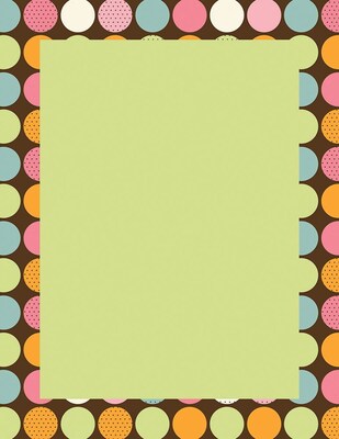 Great Papers! Choco Dots Letterhead 8.5 x 11 80 count (2013199)