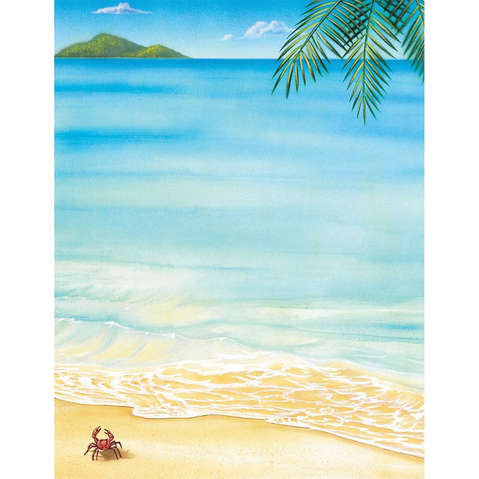 Great Papers! Tropical Letterhead 8.5 x 11 80/Pack (2014233)