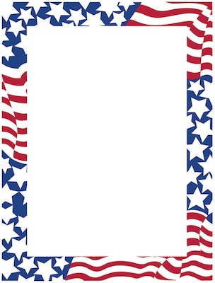 Great Papers! Stars & Stripes Letterhead, 80 Sheets/Pack (2014300)