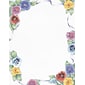 Great Papers! Pretty Pansies Letterhead, 8.5" x 11", 80 Count
