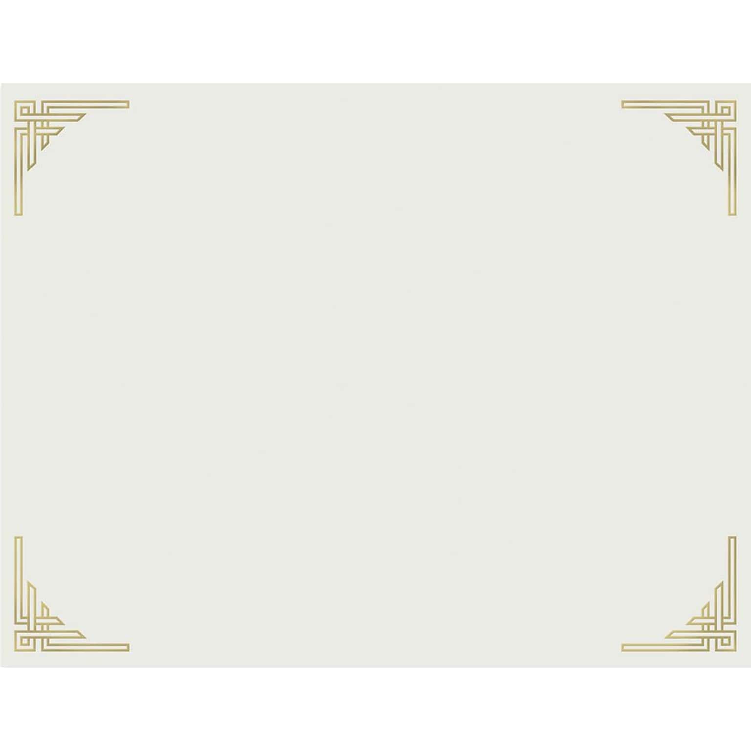 Great Papers Certificates, 8.5 x 11, Gold, 12/Count (963008)
