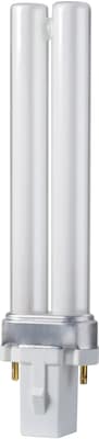 Philips Compact Fluorescent PL-S Lamp, 7 Watts, 2-Pin, Warm White, 10PK