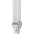 Philips Compact Fluorescent PL-S Lamp, 5 Watts, 2-Pin, Warm White, 10PK