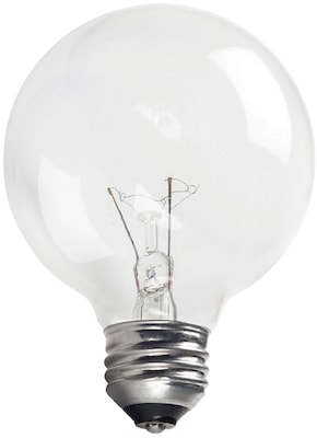 Philips Incandescent Clear G25 Globe Lamp, 25 Watts, 12PK