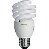 Philips Compact Fluorescent Twister Light Bulb, 23 Watts, Cool White, 6PK