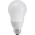 Philips Compact Fluorescent A19 Light Bulb, 17 Watts, Warm White, 6PK