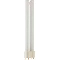 Philips Compact Fluorescent PL-L Lamp, 18 Watts, 4-Pin, Cool White, 25PK