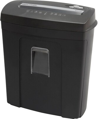 Sentinel 8 Sheet Micro Cut paper Shredder w/ Pull Out Basket