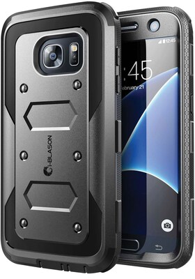 i-Blason Armorbox Series Fullbody Protection Case with built-in Screen Protector for Samsung Galaxy S7 - Black