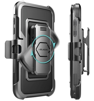 i-Blason Armorbox Series Fullbody Protection Case with built-in Screen Protector for Samsung Galaxy S7 - Black