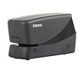 Electric Automatic Half Strip Desktop Stapler,  25 Sheet Capacity, Black