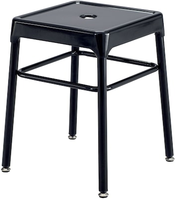 Safco Steel Guest Stool, Black (6604BL)