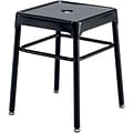 Safco® Steel Guest Stool, Black