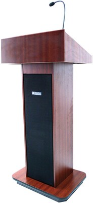 AmpliVox Sound Systems Executive Sound Lectern, Mahogany (SW505-MH)