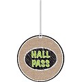 Burlap Scribble Hall Pass