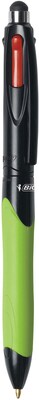 BIC 4-Color Stylus Pens, Medium Point, Assorted Ink (MMGSTP11-AST)
